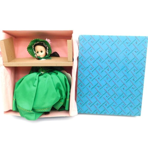 Vintage Madame Alexander Green Scarlett Portrait of Children Doll in Box #1385 - Picture 1 of 6